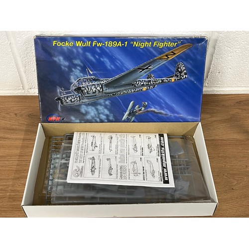 149 - MPM FOCKE WULF FW-189A ' NIGHT FIGHTER' - PLASTIC MODEL KIT- KIT NUMBER 72529