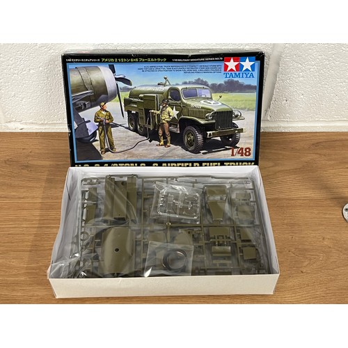 150 - TAMIYA US 2.5 TON 6X6 AIRFIELD FUEL TRUCK - PLASTIC MODEL KIT- KIT NUMBER 32575