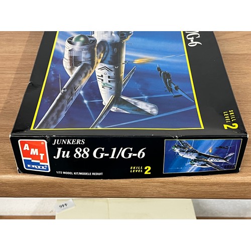 156 - AMT JUNKERS JU 88 G-1/G-6  - PLASTIC MODEL KIT- KIT NUMBER 8897