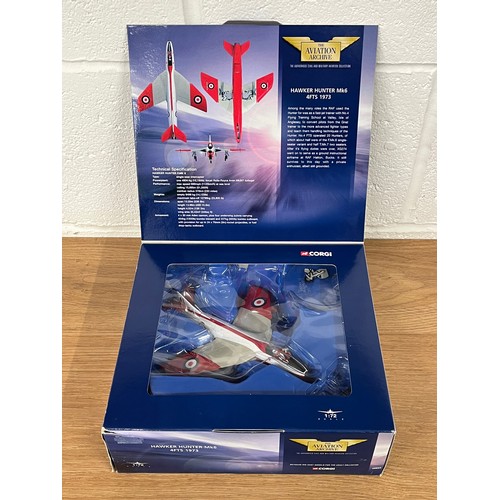 175 - CORGI HAWKER HUNTER MK6 MODEL PLANE- MODEL NUMBER 49803