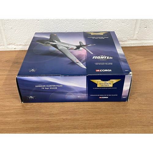 181 - CORGI HAWKER HUNTER FGA9 MODEL PLANE- MODEL NUMBER  49801