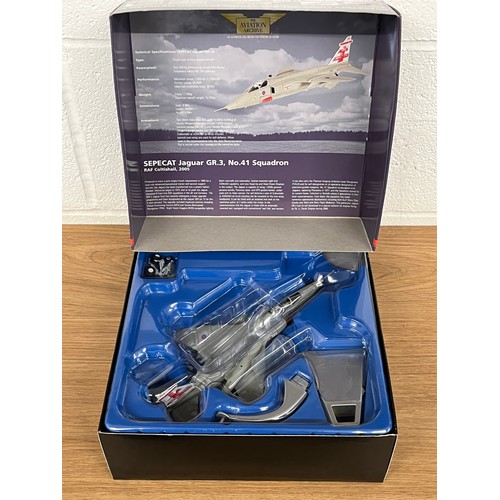 188 - CORGI SEPECAT JAGUAR GR.3 RAF COLTISHAW 2005 MODEL PLANE- MODEL NUMBER AA35408