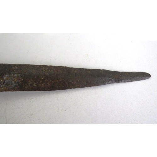 84 - ANTIQUE MILITARY RIFLE BAYONET (NO SCABBARD)