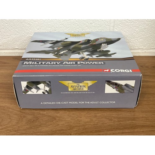 186 - CORGI SEPECAT JAGUAR GR.1 A XX970/EH MODEL PLANE- MODEL NUMBER AA35401