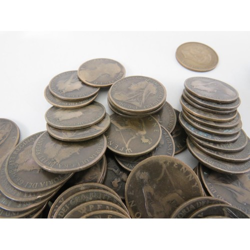 445A - 2 x BAGS OF OLD COPPER COINS