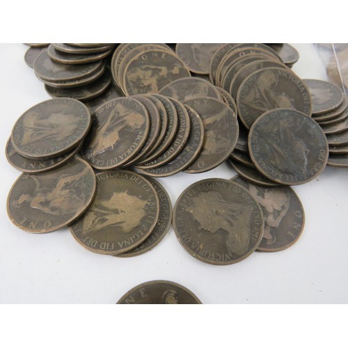 445A - 2 x BAGS OF OLD COPPER COINS