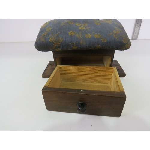 125 - ANTIQUE FOOT STOOL