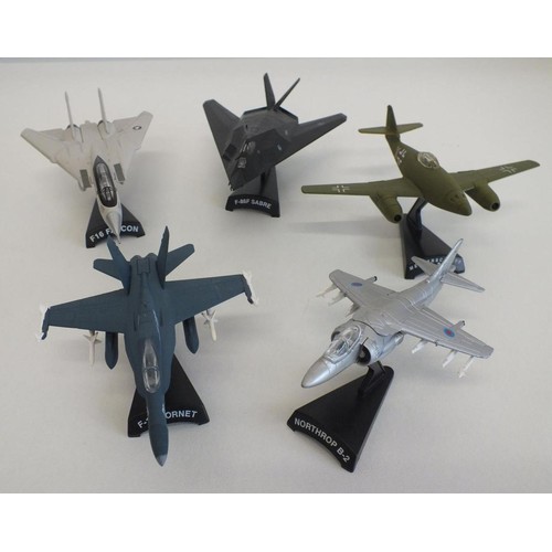 102 - FIVE DIECAST MODEL AIRPLANES