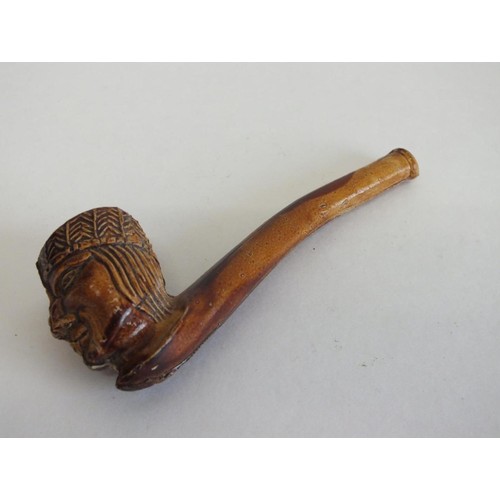 103 - ANTIQUE CLAY PIPE