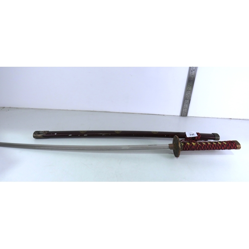 141 - JAPANESE ARMY OFFICER CEREMONIAL KATANA