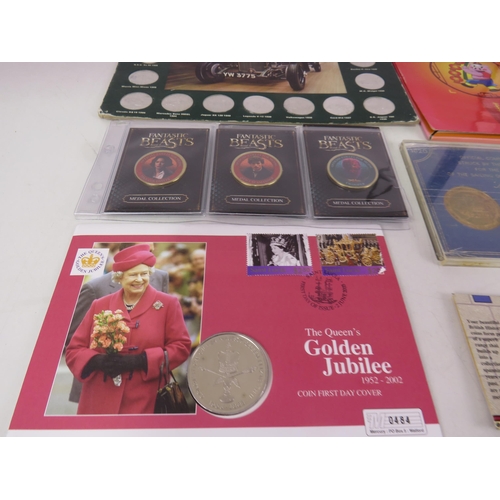 182 - COIN SETS INCLUDING COMMEMORATIVE MEDALS