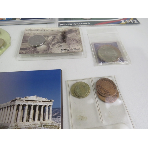 182 - COIN SETS INCLUDING COMMEMORATIVE MEDALS