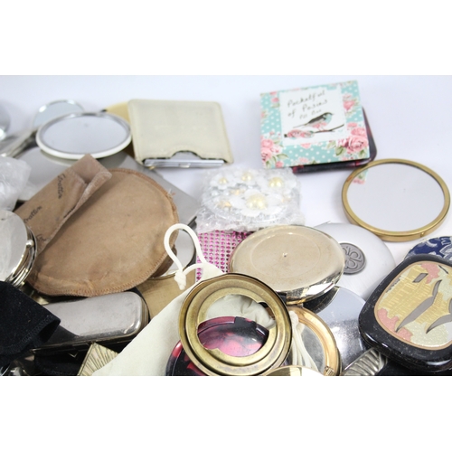 493 - Job Lot of Assorted Ladies Compact Mirrors