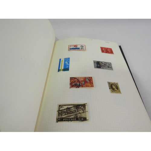 166 - BLUE ACADEMY STAMP ALBUM OF WORLD STAMPS