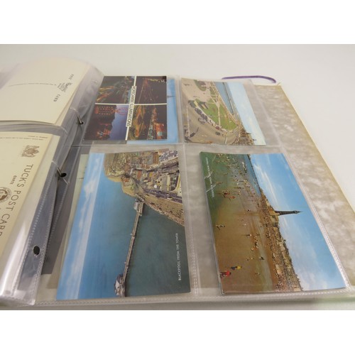 174 - WHITE POSTCARD ALBUM INCLUDING SHEFFIELD RPS APPROXIMATELY 10