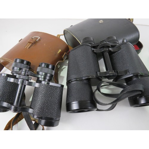 180 - CARL ZEISS 8 x 30 BINOCULARS AND PRINZ 10 x 50 BINOCULARS