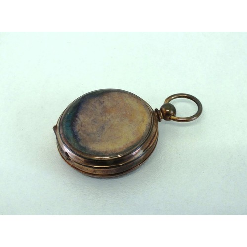 6 - LARGE FACE TIMEX INDIGLO GOLD COLOUR POCKET WATCH