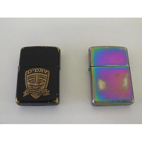 117 - BOXED ZIPPO LIGHTER AND ONE OTHER ZIPPO