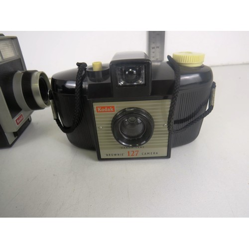 56 - 5 x VINTAGE CAMERAS TO INCLUDE KODAK