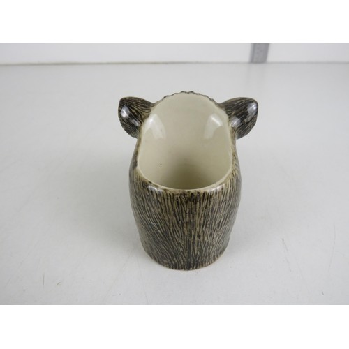 69 - QUAIL CERAMICS WILD BOAR CERAMIC POT