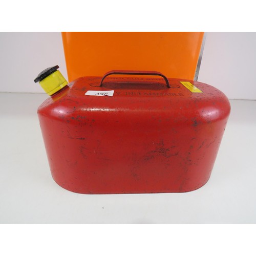 398 - COOLBOX AND PETROL CAN