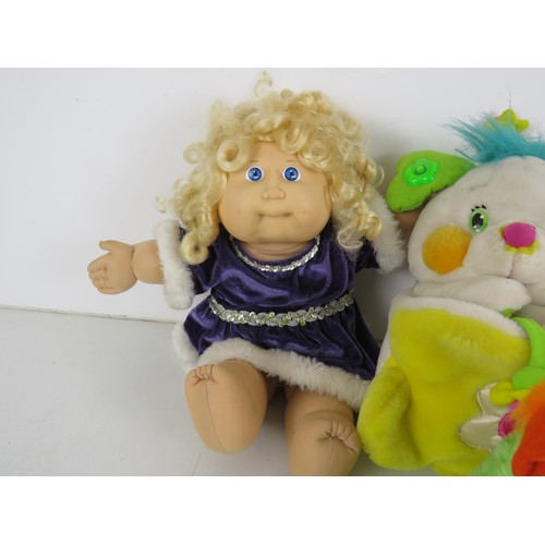 434 - 2 X 1980S POPPLES AND 2 X CABBAGE PATCH DOLLS