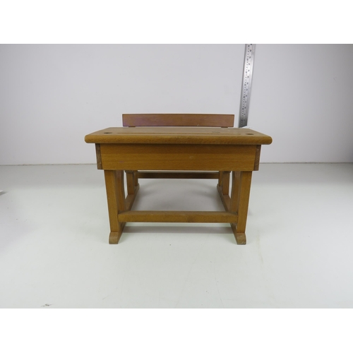 412 - VINTAGE MINIATURE SCHOOL DESK