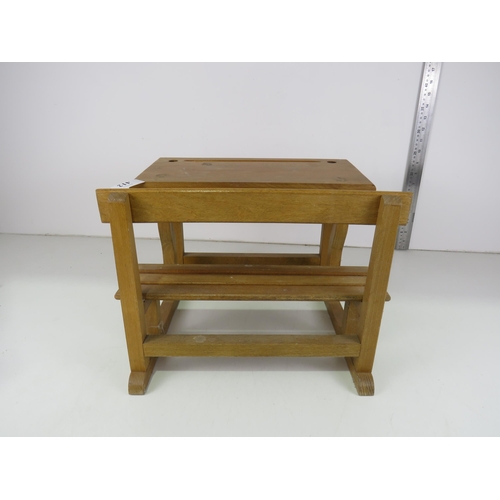 412 - VINTAGE MINIATURE SCHOOL DESK