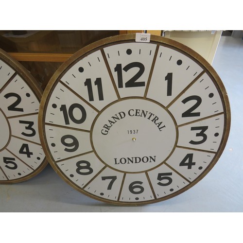 405 - GIANT GRAND CENTRAL CLOCK FACE X 2