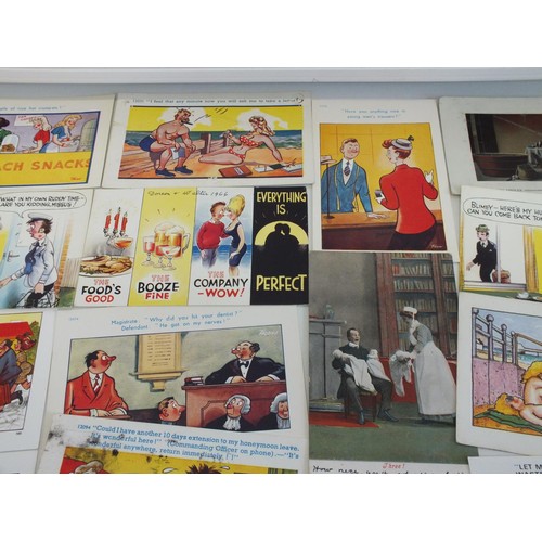 1 - 50 VARIOUS COMICAL POSTCARDS