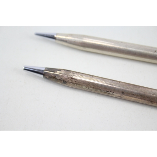 455 - Vintage CROSS Stamped .925 Sterling Silver Ballpoint Pen & Pencil (37g)