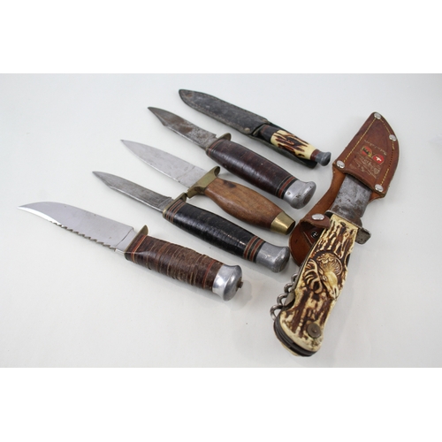 469 - 6 x  Hunting Knives