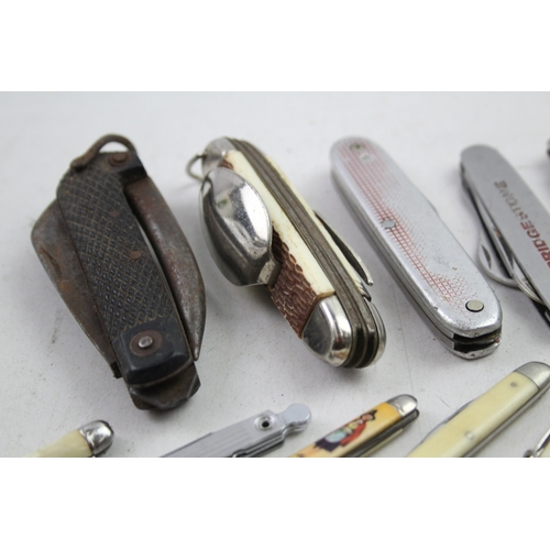 501 - 15 x Vintage Assorted Pocket KNIVES