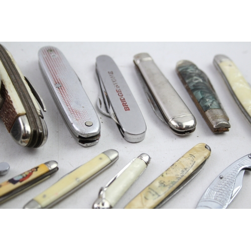 501 - 15 x Vintage Assorted Pocket KNIVES