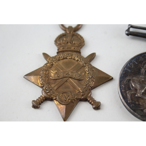 507 - WW1 Medals x 2 inc. 1914-15 Star & War Named DA.5582 W.H.Finch D.H R.N