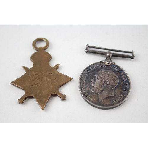 507 - WW1 Medals x 2 inc. 1914-15 Star & War Named DA.5582 W.H.Finch D.H R.N