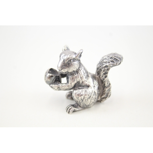 508 - Vintage Stamped .925 Sterling Silver Filled Novelty Squirrel Ornament (101g)