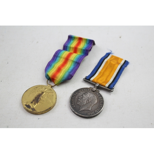 518 - WW1 Medal Pair, Named