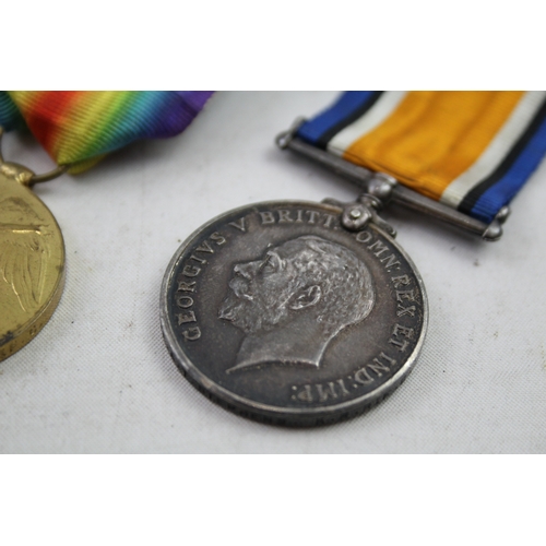 518 - WW1 Medal Pair, Named