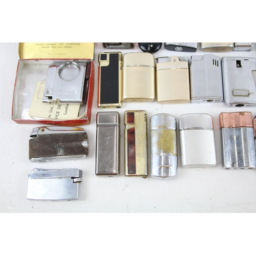 484 - 35 x Assorted Cigarette LIGHTERS Inc Ronson, Omega, Robin, EL, Spare Repair Etc