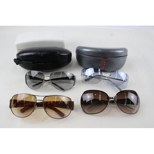 492 - Sunglasses Designer Glasses Inc Chanel, Prada, Versace x 4