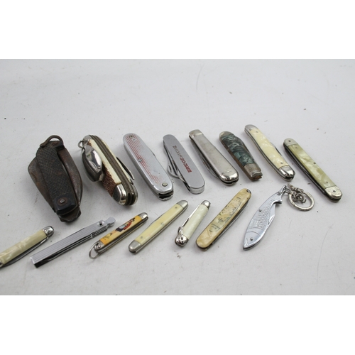 501 - 15 x Vintage Assorted Pocket KNIVES