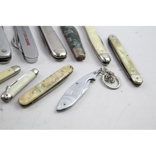 501 - 15 x Vintage Assorted Pocket KNIVES