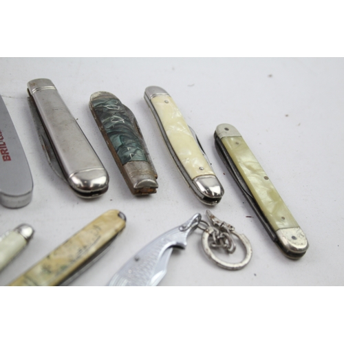 501 - 15 x Vintage Assorted Pocket KNIVES