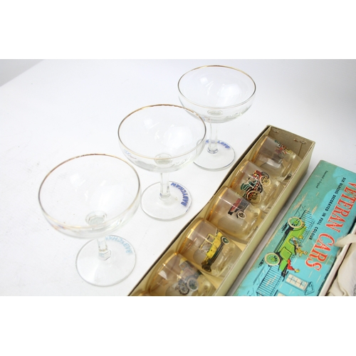 450 - Vintage Glasses Babycham Decorative Breweriana Boxed Horse Head Utensils Job Lot