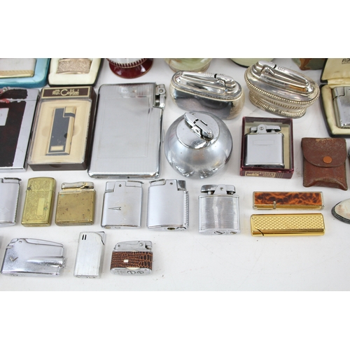 458 - Lighters Job Lot Inc Vintage Table / Desk - Zippo - Pipe - Ronson - Colibri Etc