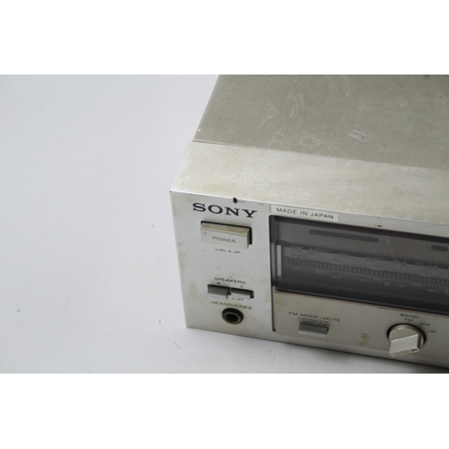 461 - Sony STR-VX2L Vintage Silver Hifi Amplifier FM Stereo FM-AM Receiver Amp Vintage