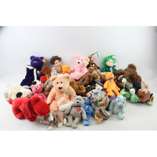 470 - Plush Soft Toys  Ty Beanie Babies SpongeBob Teddy Bears Teddies Assorted