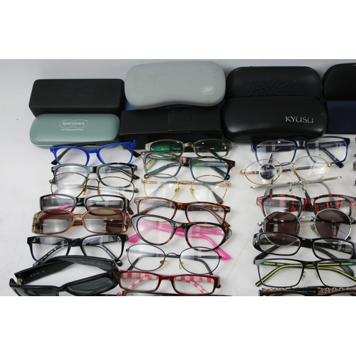 475 - Prescription Glasses Reading Glasses Shades Job Lot Frames Cases Branded x 100