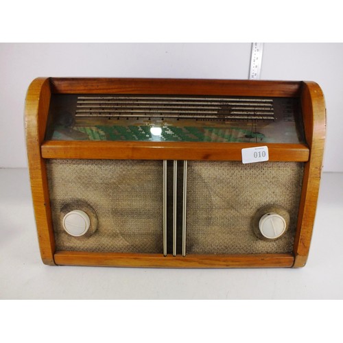 10 - MARCONIPHONE 4946 RADIO - UNTESTED AS SEEN